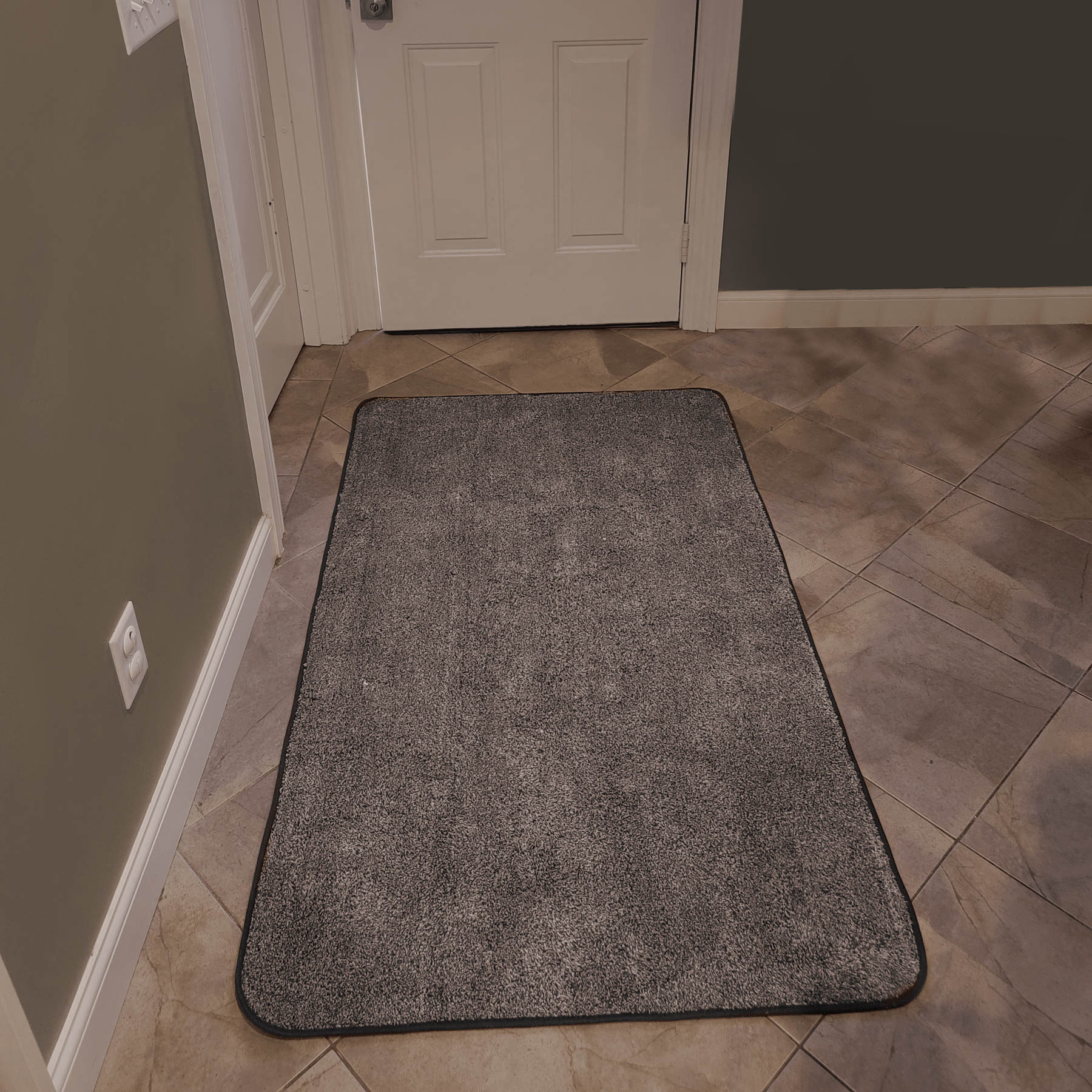 Delxo 24 x 36 Inch Magic Doormat Absorbs Mud Doormat No Odor Durable A